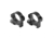 NightForce Standard Duty Rifle Scope Ring Set,Black,30mm,.9in,Low A416