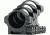 NightForce Standard Duty Rifle Scope Ring Set,Black,30mm,.9in,Low A416