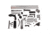 Nighthawk Custom Retrofit 1911 Parts Kit .45acp Govt. Carbon Steel, KT01600