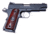 Nighthawk Custom Predator-III Pistol, .45 ACP, 4.25in barrel, black finish steel frame, checkered cocobolo grip, recoil operated semi-automatic, Heinie Tritium Slant Pro, 7 round magazine, NCFP III-45-4.25-1-FRRMPG
