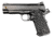 Nighthawk Custom Treasurer Pistol, 9mm Luger, 3.8in barrel, carbon steel frame, custom G10 grip, recoil operated semi-automatic, gold bead front, Heinie rear, 8 round magazine, NCF-TRS-9MM-3.8-1-FRRMPG