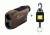 Nikon RifleHunter 550 Laser Rangefinder, Brown 8367 w/ Nikon Retractable Rangefinder, Black 8172