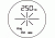 Nikon RifleHunter 550 Laser Range Finders Reticle