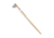 Nisaku Stainless Steel Semi-Long Half Moon Hoe, 6-Inch Blade, Silver, Small NJP1014