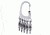 Nite Ize BigFoot Locker KeyRack, Stainless KLKBF-11-R6
