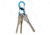 Nite Ize S-Biner Plastic MicroLock 2pk Translucent Blue LSBPM-03T-2R3