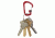 Nite Ize SlideLock Carabiner Aluminum No2, Red, CSLA2-10-R6
