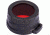 Nitecore 40mm Filter, EA41, EA4C, MH25, MH27, Red, 6952506490592