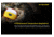 Nitecore LA30 Bi-Fuel 1 x Built-In Li-ion Battery Pack / 2 x AA High CRI LED Camping Lantern, 250 Lumens, Yellow, LA30-YELLOW