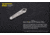Nitecore NTK05 Titanium Folding Scalpel Keychain Knife, 2.17in, TC4 Titanium Alloy, SIlver, 6952506493098