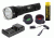 Nitecore P16-TAC Tactical LED Flashlight Hunting Kit with GM03 Gun Mount, Black NITECORE-P16-TAC-HUNTING-KIT-GM03
