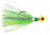 No Alibi Alien Jig Inshore Series, Style AJGP, Pearl Green Skirt, 3/8 oz Transparent Green Head, NA-AJGP-3/8
