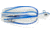 No Alibi Alien Jig Offshore Series, Glow Blue/White Skirt, 2 oz White/Blue Head, NA-AJB2