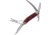 No Box Tools Multi-Tool Knife Red, Satin finish 5Cr15MoV stainless blade, Red wood handle, 01-0004