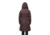 Nobis Alissa Midi Fitted Parka - Womens, Burgundy, Extra Small, ALISSA-CY BURGUNDY-XS