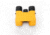Nocs Provisions Standard Issue 8x25mm Roof Prism Waterproof Binoculars, Rugged, Marigold Yellow, NOC-STD-YEL