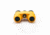 Nocs Provisions Standard Issue 8x25mm Roof Prism Waterproof Binoculars, Rugged, Marigold Yellow, NOC-STD-YEL