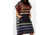 Nomadix Changing Poncho, Pinstripes Multi, Meduim/Large, CP-STRP-110