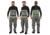 Norfin Waders Pilot Sttokingfoot - Mens, Lt Green Gray, 12, 83321-04XL