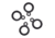 Norman Lures Hook Keepers, 4 Pack, Ring, NMHK-4