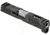 Norsso N320 Piranha KP Compact Bull Barrel Set, Satin Stainless GEO Port, 9 mm Caliber, Black, N320CBB-PIR-KP