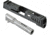 Norsso N365XL Bull Barrel Reptile KP Set, Satin Stainless GEO Port, Black, N365XLBB-REP-KP
