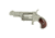 North American Arms Mini Revolver, .22 Long Rifle, 1.65in Barrel, X-Large, Fixed, Stainless Frame, Wood Grip, 5 Round Cylinder, NAA22LLR