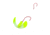 Northland Butterfly Blade Harness 60" Snell Clear Tip Chartreuse 1/Cd, NL-BFBH1-CTC