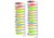 Northland Fishing Tackle Gum-Drop Floater Jig, 3 Card, Assorted, #2, NL-PJ2-99