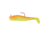Northland Fishing Tackle Swimbait Rigged Gum-Ball Jig, Sunrise, 1/8oz, NL-GBJSR3-108