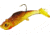 Northland Mimic Minnow Shad Swimbait, 1 1/2in, 1/32 oz, Sz 4 Hook, Gold Shiner, Strip Card, MM1-6-12