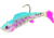 Northland Mimic Minnow Shad Swimbait, 2 1/8in, 1/8 oz, Sz 1 Hook, Glow Rainbow, Strip Card, MM3-6-21