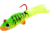 Northland Slurpies Small Fry Jig, 1 1/2in, 1/32 oz, Sz 6 Hook Glow Perch, 1/Pack, ST1P-26