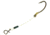 Northland Snelled Stingr Hook, Bronze, Size 3In, 3 Per Card, SHS3