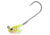 Northland Stand Up Fire Ball Long Shank Jig, 1/8 oz, Number 2/0 Long Shank Hook, UV Electric Perch, 4 Card, FBSLS3-4-60