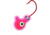 Northland Super-Glo Jig 1/4 Oz, 2/0 Red Hook, 4/Cd Super-Glo Pink, GB4-4-6