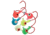 Northland Super-Glo Jig 3/8 Oz, 3/0 Red Hook, 6/Cd Super-Glo Assorted, GB5-6-99