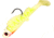 Northland UV Mimic Minnow Swimbait, 1 1/2in, 1/32 oz, Sz 4 Hook, White Tiger, Strip Card, MMUV1-6-1