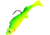 Northland UV Mimic Minnow Swimbait, 1 7/8in, 1/16 oz Sz 2 Hook, Watermelon Tiger, Strip Card, MMUV2-6-1315