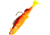 Northland UV Mimic Minnow Swimbait, 2 1/2in, 1/4 oz 2/0 Hook, Tech Tiger, Strip Card, MMUV4-6-38