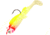 Northland UV Mimic Minnow Swimbait, 2 1/8in, 1/8 oz, Sz 1 Hook, Clown Tiger, Strip Card, MMUV3-6-55
