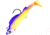 Northland UV Mimic Minnow Swimbait, 2 1/8in, 1/8 oz, Sz 1 Hook, Purple Tiger, Strip Card, MMUV3-6-46