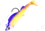Northland UV Mimic Minnow Swimbait, 2 3/4in, 3/8 oz 3/0 Hook, Purple Tiger, Strip Card, MMUV5-6-46