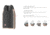 Nosler HandGun Pistol Bullet .41 Caliber 210gr JHP, 100ct, 43012