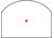 NOVUS Precision MRS1 23.8-16.8mm Mini Reflex Sight, 2 MOA Dot Reticle, Black, MRS-01-RD-BLK