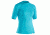 NRS H2Core Rashguard Short-Sleeve Shirt - Women's, Blue Atoll, XL 10020.06.109