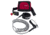 NRS Quick Release SUP Leash - Closeout, Red/Black 50008.02.100