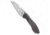 Null Knives Null Voodoo Folding Knife, 3.625in, Bohler M390 Stainless Steel, Reverse Tanto Blade, Carbon Fiber, Black/Purple Handle, Black/Purple/Gray, 8.25 inch, BHQ-204763