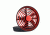 O2 Cool 5 Inch Portable USB Fan-Melon
