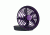 O2 Cool 5 Inch Portable USB Fan-Purple